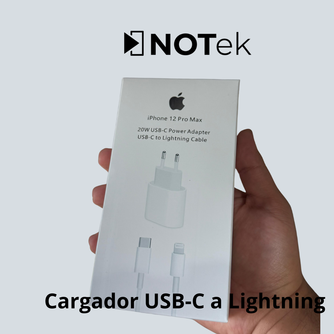 Cargador para iphone USB-C a Ligtning